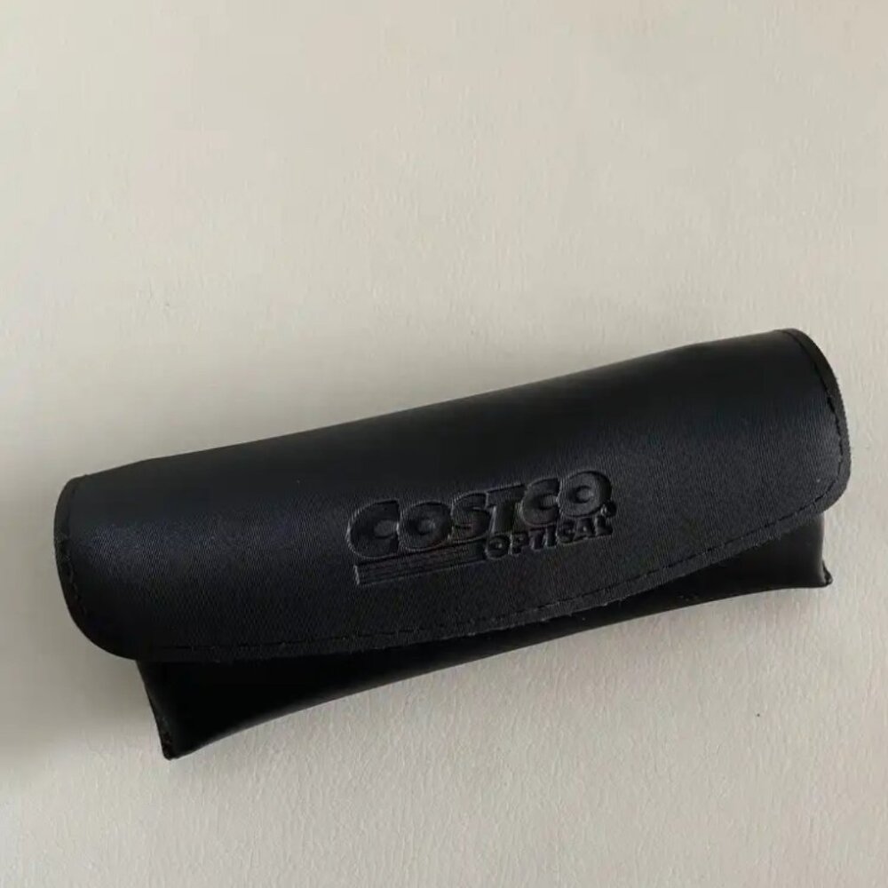 Costco Eyeglasses Sunglasses Glasses Case Black Triangular Collapsible Foldable
